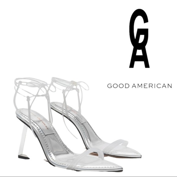Good American Shoes - 💜 NEW good american cinder-F*cking-Rella wedge 7 SOLD OUT 💜